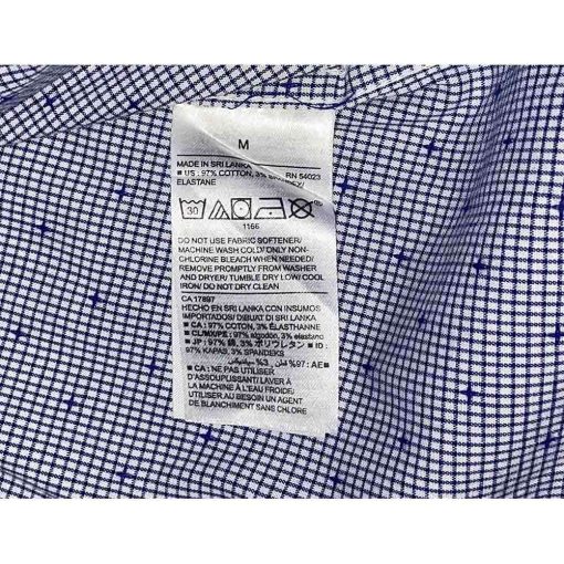 Áo sơ mi nam OLD NAVY chấm bi chính hãng secondhand – Size M - Ảnh 6