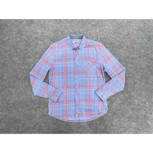 Áo sơ mi nam dài tay 1901 kẻ caro chính hãng secondhand – Size M - Ảnh 2