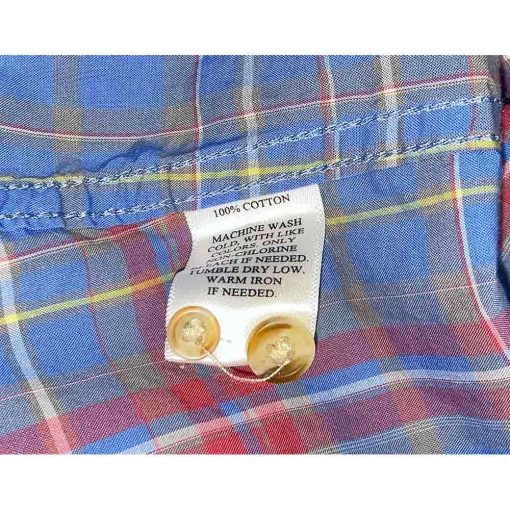 Áo sơ mi nam dài tay 1901 kẻ caro chính hãng secondhand – Size M - Ảnh 5