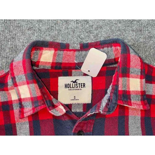 Áo sơ mi nam HOLLISTER Flannel kẻ caro chính hãng secondhand – Size S - Ảnh 3