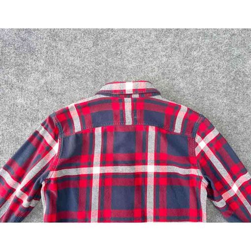 Áo sơ mi nam HOLLISTER Flannel kẻ caro chính hãng secondhand – Size S - Ảnh 8