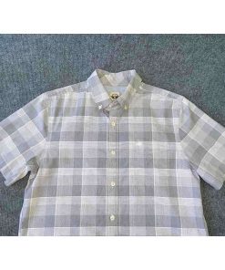 Alternative view of Áo sơ mi nam DOCKER kẻ caro chính hãng secondhand – Size M