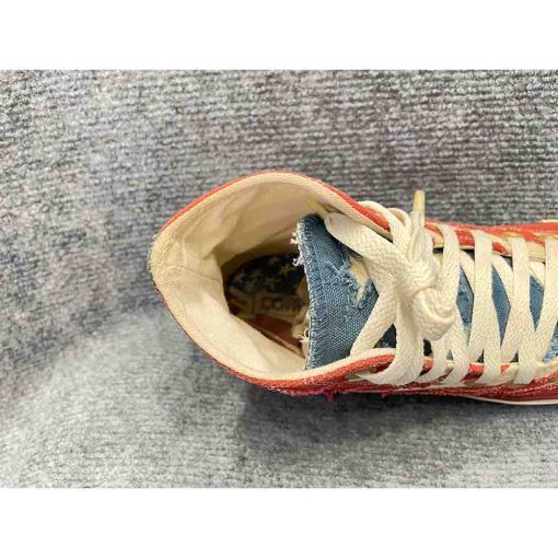 Giày CONVERSE Distressed Stars & Stripes chính hãng secondhand – Size 41 - Ảnh 5