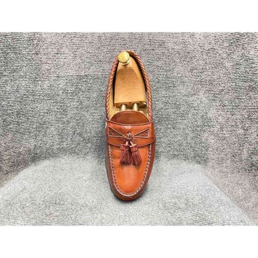 Giày loafer ALLEN EDMONDS Maxfield Tassel chính hãng secondhand – Size 41.5 - Ảnh 3