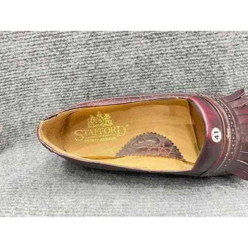 Giày loafer STAFFORD Tassel chính hãng secondhand – Size 41.5 - Ảnh 5