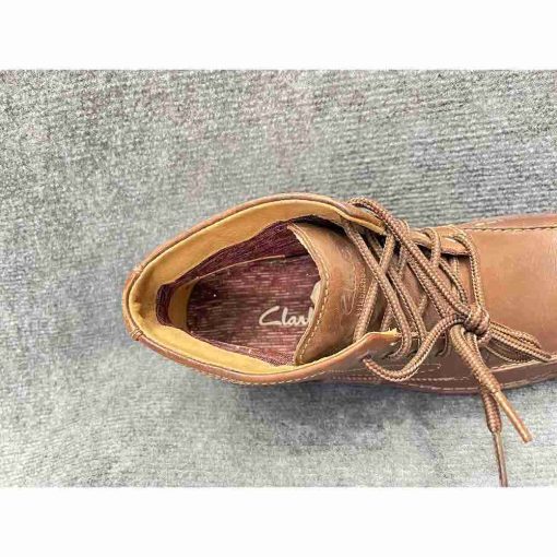 Giày boot CLARKS Mid Chukka chính hãng secondhand – Size 41.5 - Ảnh 5