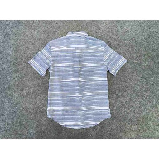 Áo sơ mi nam OLD NAVY kẻ sọc xanh chính hãng secondhand – Size S - Ảnh 6