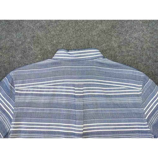 Áo sơ mi nam OLD NAVY kẻ sọc xanh chính hãng secondhand – Size S - Ảnh 7
