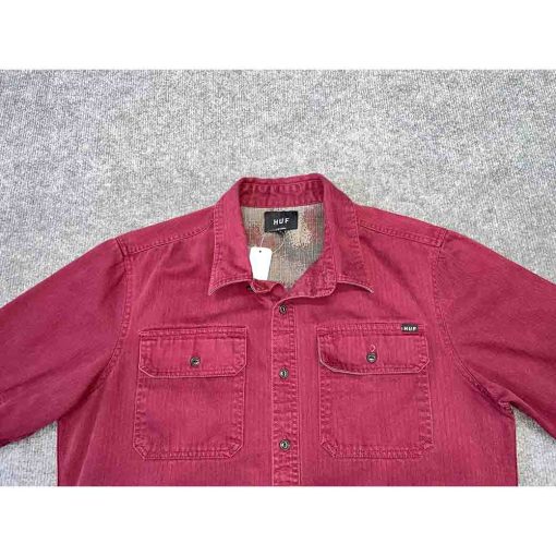 Áo sơ mi nam HUF chính hãng secondhand – Size S - Ảnh 3