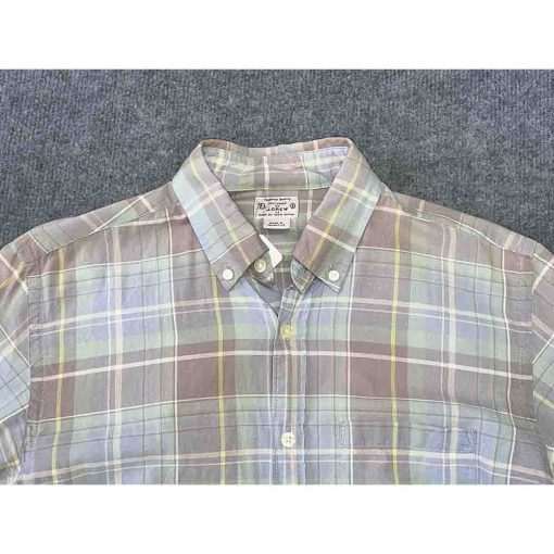 Áo sơ mi nam J CREW Madras kẻ caro chính hãng secondhand – Size S - Ảnh 4