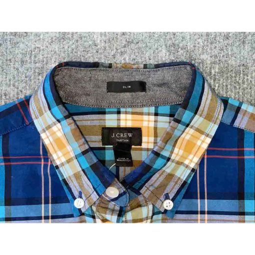 Áo sơ mi nam J CREW Tartan kẻ caro chính hãng secondhand – Size S - Ảnh 5