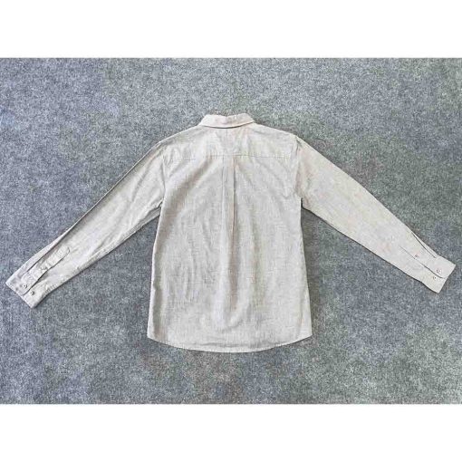 Áo sơ mi nam BRIXTON màu ghi chính hãng secondhand – Size S - Ảnh 5
