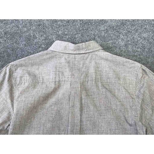 Áo sơ mi nam BRIXTON màu ghi chính hãng secondhand – Size S - Ảnh 6