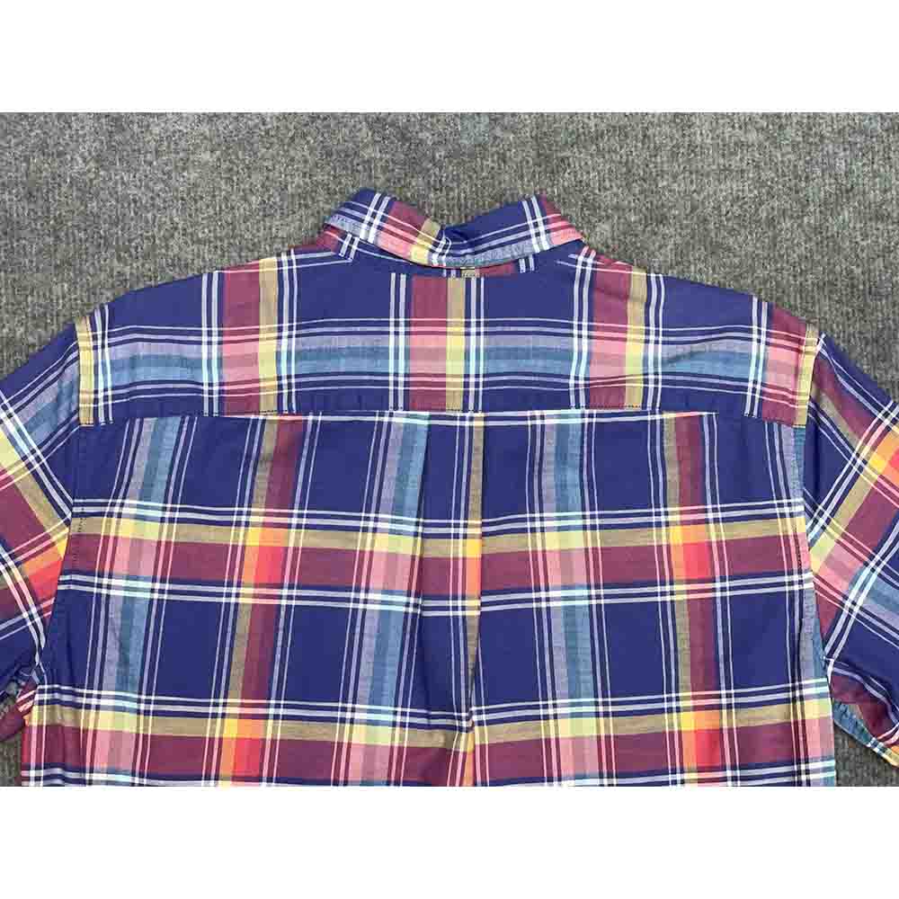 Áo sơ mi nam tay ngắn GAP kẻ caro chính hãng secondhand – Size S - Ảnh 5