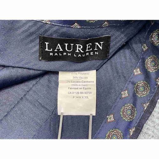 Quần âu nam RALPH LAUREN dáng suông chính hãng secondhand – Size 34x30 - Ảnh 4