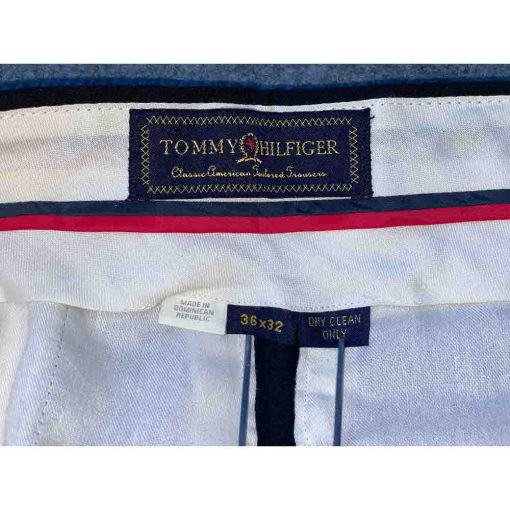 Quần âu nam TOMMY HILFIGER dáng suông chính hãng secondhand – Size 36x32 - Ảnh 5