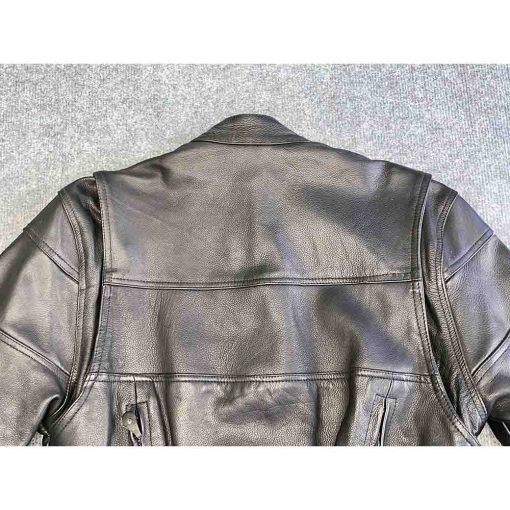Áo da biker nam FIRST CLASS Racer chính hãng secondhand - Size M - Ảnh 7