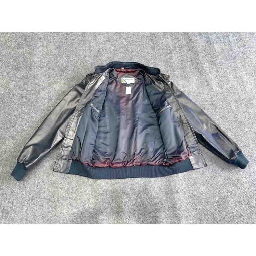 Áo da nam MEMBERS ONLY Bomber chính hãng secondhand – Size S - Ảnh 3
