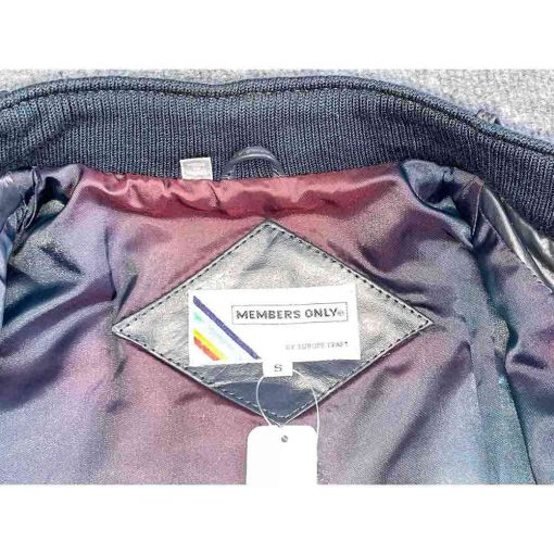 Áo da nam MEMBERS ONLY Bomber chính hãng secondhand – Size S - Ảnh 4