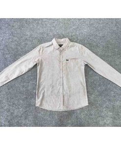 áo sơ mi nam BRIXTON màu ghi chính hãng secondhand