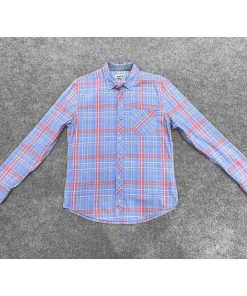 Áo sơ mi nam dài tay 1901 kẻ caro chính hãng secondhand