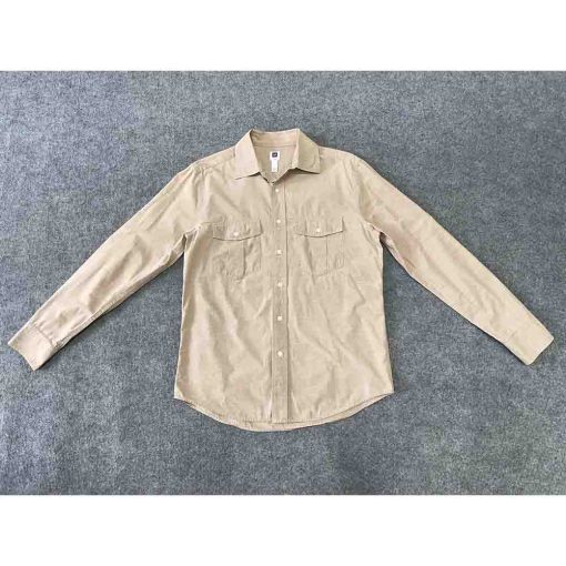 Áo sơ mi nam GAP màu ghi chính hãng secondhand