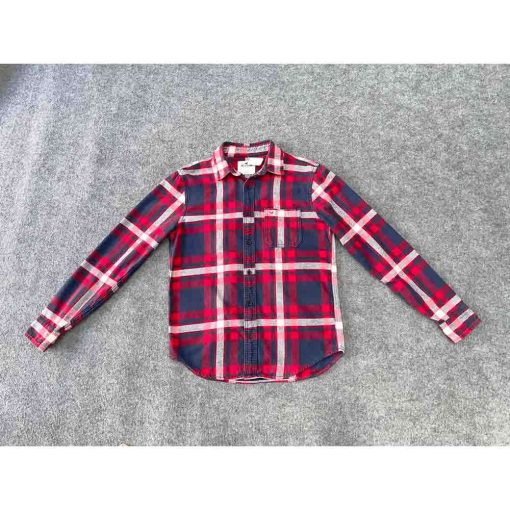 Áo sơ mi nam HOLLISTER Flannel kẻ caro chính hãng secondhand