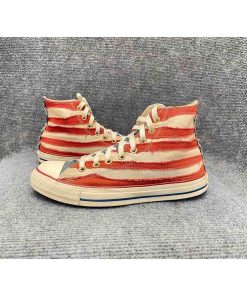Giày Converse Distressed Stars & Stripes Chính Hãng Secondhand