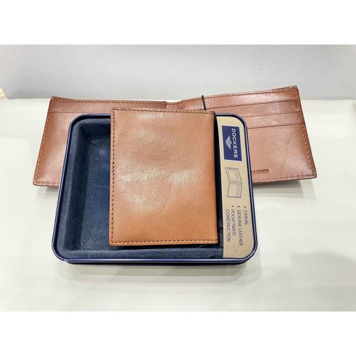 Bộ ví nam da bò DOCKER Bifold chính hãng new - Ảnh 6
