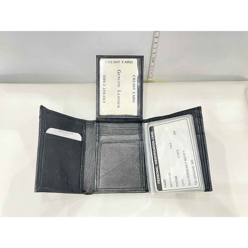 Ví nam da cừu GK dáng đứng - Chính hãng new - Ảnh 3