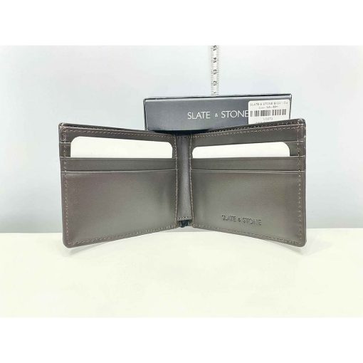 Ví nam da bò SLATE & STONE chính hãng new - Ảnh 2