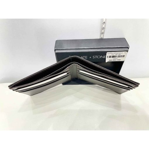 Ví nam da bò SLATE & STONE chính hãng new - Ảnh 3