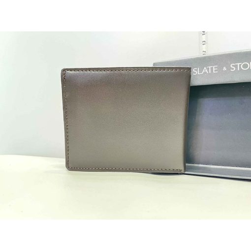 Ví nam da bò SLATE & STONE chính hãng new - Ảnh 4