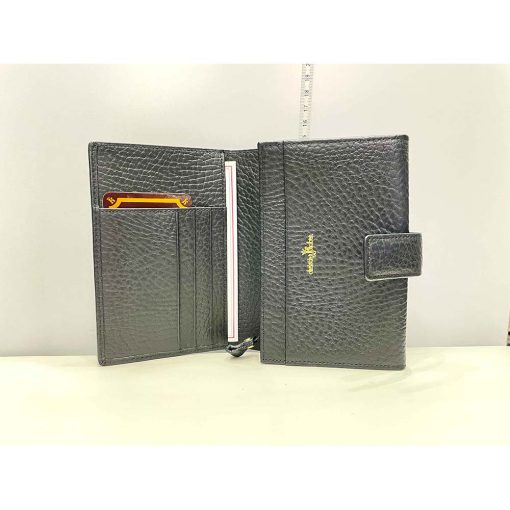 Ví nam da bò CHRISTIAN KOBAN Italy Vertical chính hãng new - Ảnh 2