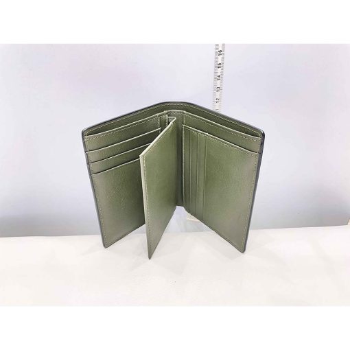 Ví nam da bò LEONARDO Vertical Wallet chính hãng new - Ảnh 2