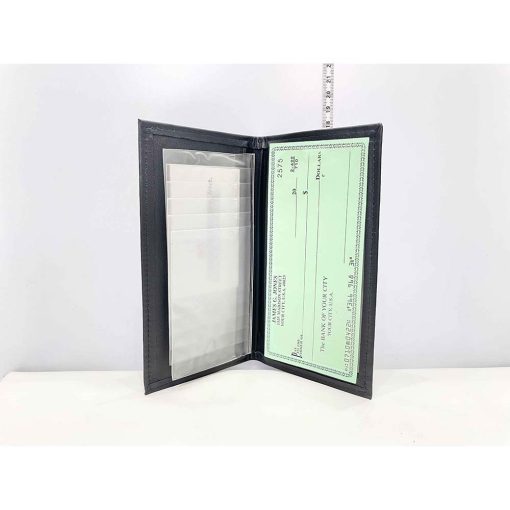 Ví nam da bò RICO Checkbook Long Wallet chính hãng new - Ảnh 2