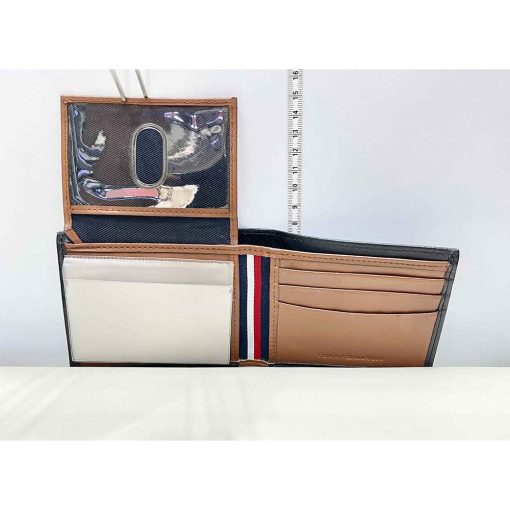 Ví nam da bò TOMMY HILFIGER Bifold chính hãng secondhand - Ảnh 3