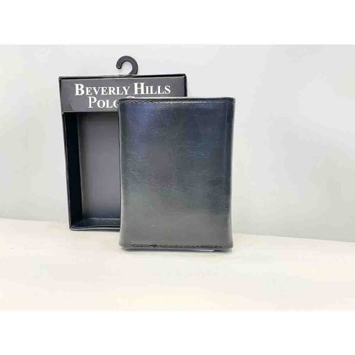 Ví nam da cừu BEVERLY HILLS POLO CLUB Trifold chính hãng new - Ảnh 4