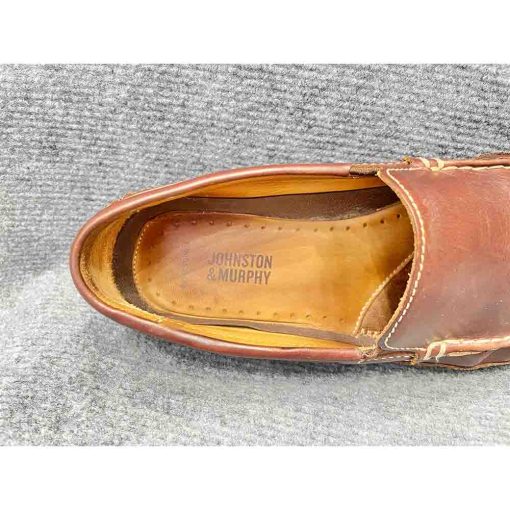 Giày lười nam JOHNSTON & MURPHY Venetian Mocassin chính hãng secondhand – Size 41 - Ảnh 5