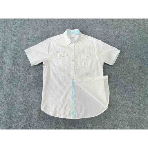 Áo sơ mi nam ngắn tay PAPER DENIM & CLOTH chấm bi chính hãng secondhand – Size M - Ảnh 2