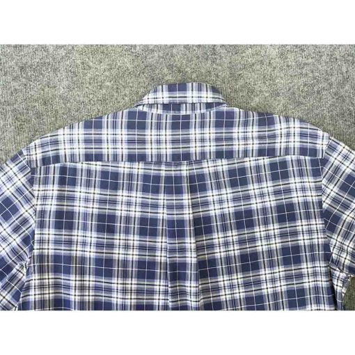 Áo sơ mi nam ngắn tay EDDIE BAUER kẻ caro chính hãng secondhand – Size M - Ảnh 7