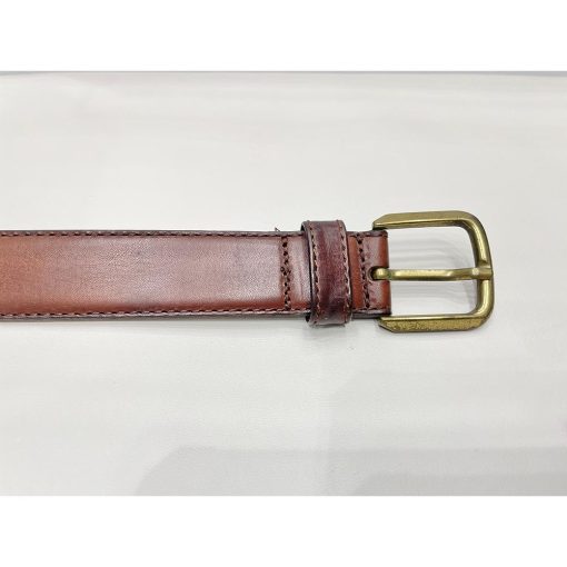 Thắt lưng nam LES CEINTURES Fiori da bò chính hãng secondhand – Size 44 - Ảnh 2