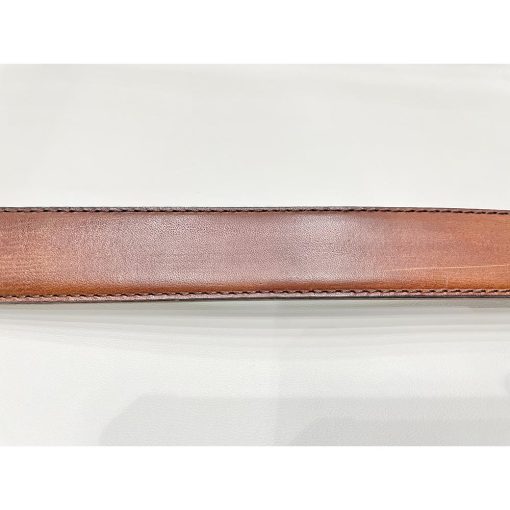 Thắt lưng nam LES CEINTURES Fiori da bò chính hãng secondhand – Size 44 - Ảnh 4