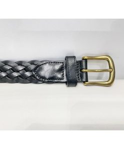 Alternative view of Thắt lưng nam da bò FOSSIL Braided chính hãng secondhand – Size 38