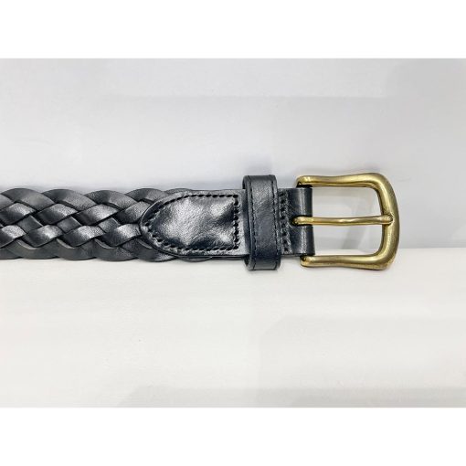 Thắt lưng nam da bò FOSSIL Braided chính hãng secondhand – Size 38 - Ảnh 2