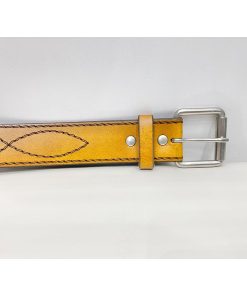 Alternative view of Thắt lưng nam da bò Y2K chính hãng secondhand – Size 34