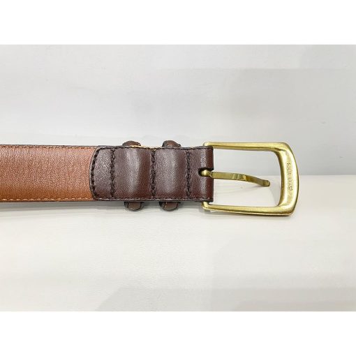 Thắt lưng nam quần âu LAND’S END chính hãng secondhand – Size 44 - Ảnh 6