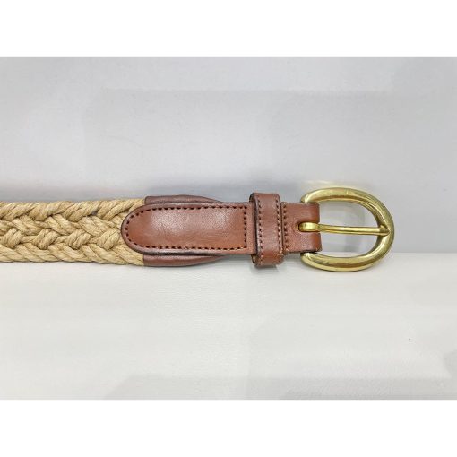 Thắt lưng dây đan Banana Republic Braided chính hãng secondhand – Size 42 - Ảnh 2