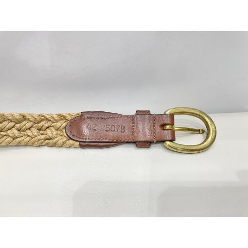 Thắt lưng dây đan Banana Republic Braided chính hãng secondhand – Size 42 - Ảnh 5