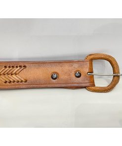 Alternative view of Thắt lưng nam da bò WESTERN Handmade chính hãng secondhand – Size 28